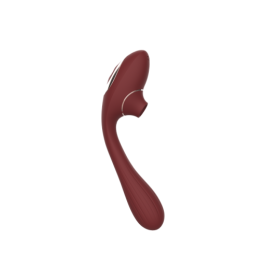 Stimulateur Clitoridien & Vibromasseur Point G 2-en-1 DINA Bordeaux 